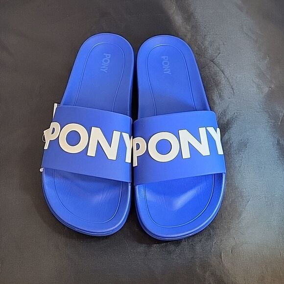 BRAND NEW PONY SUMMER SLIP ON SLIDE S MEN'S SANDAL - Picture 4 of 14
